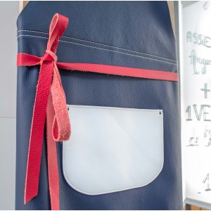 TABLIER CUIR BISTROT | BLEU BLANC ROUGE